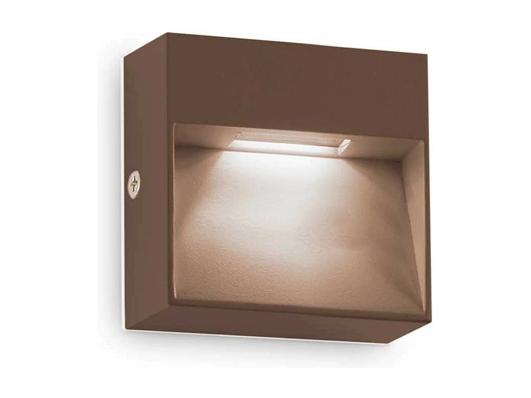 Ideal Lux DEDRA Applique murale encastrée extérieure LED intégrée Café 160Lm 3000K IP65