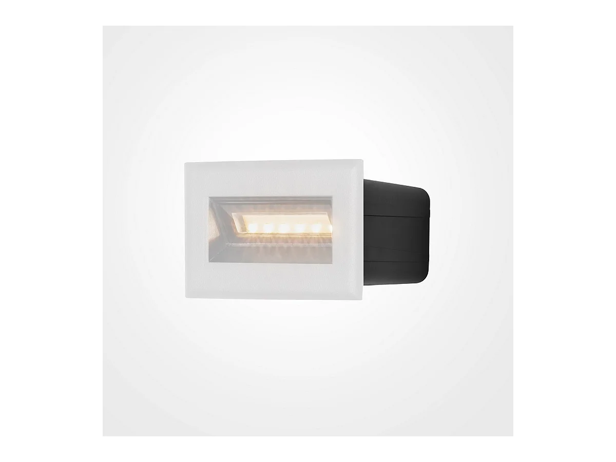 Maytoni Bosca Applique d'extérieur encastrable blanche, 8,4 cm, 3000K IP65