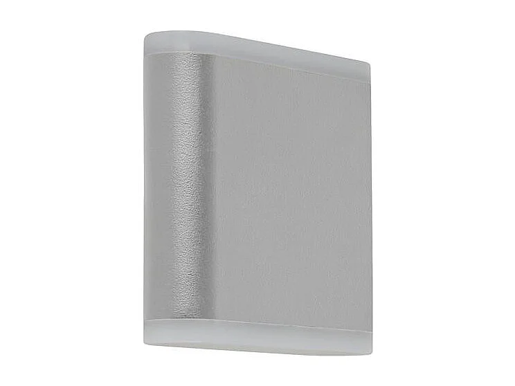 Searchlicht Stratford Outdoor LED Up/Down Wandleuchte grau, gefrosteter Diffusor IP44 4000K