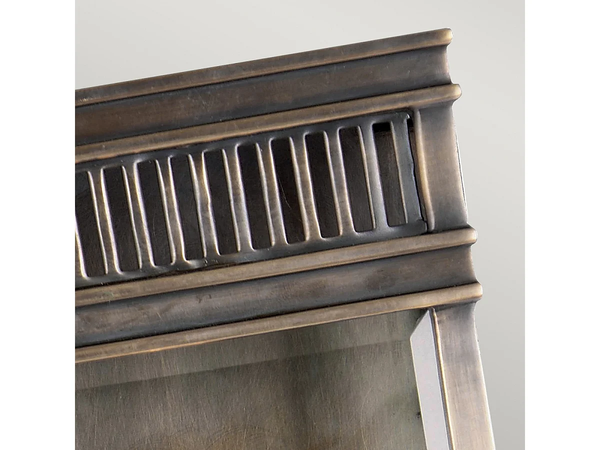 Elstead Holborn - Mezza Lanterna 1 Luce da Esterno Piccola Parete Bronzo Scuro Chiaro IP44, E14