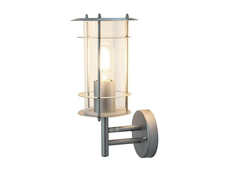 Elstead - Lanterna da Parete 1 Luce da Esterno Argento IP44, E27