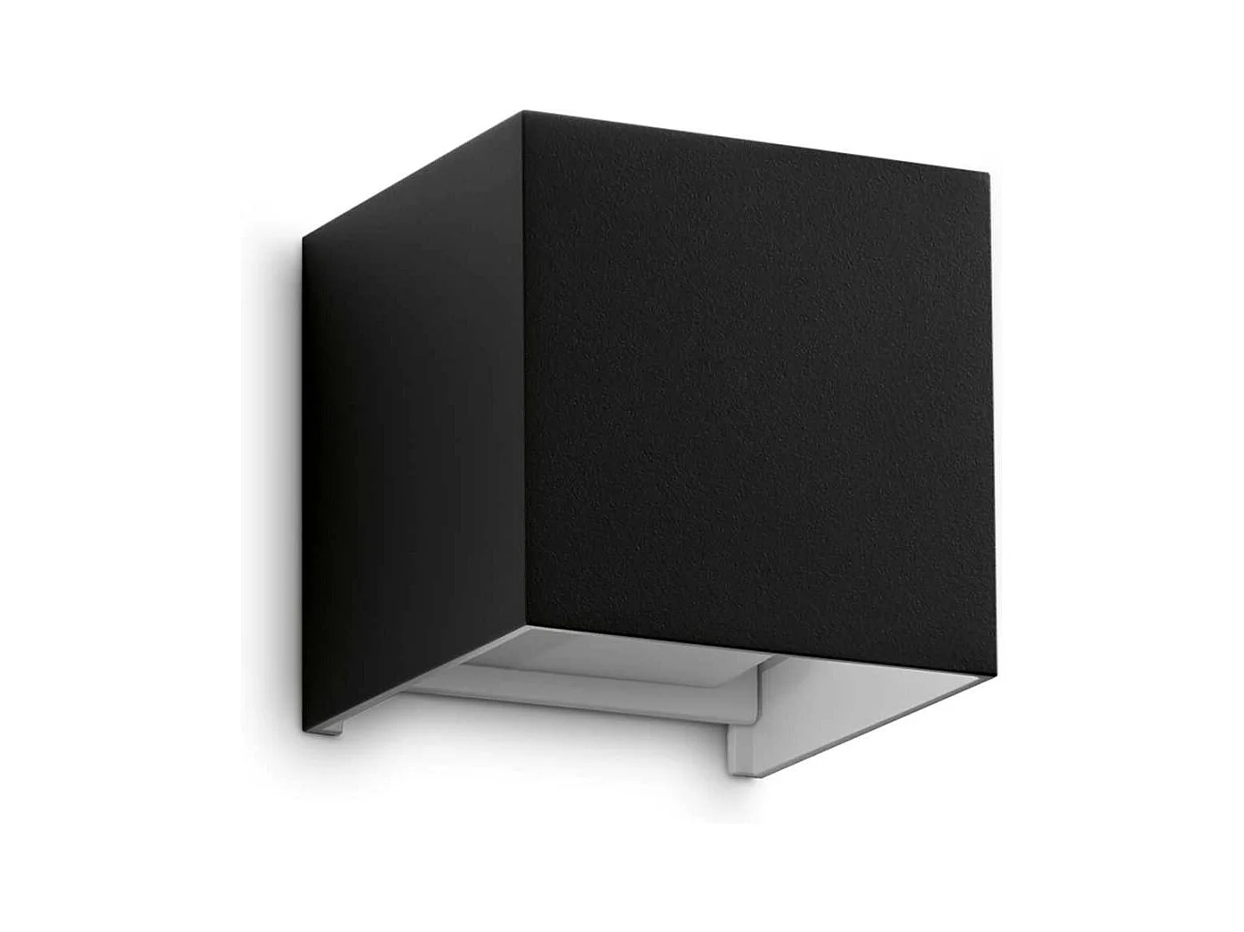 Ideal Lux ATOM Applique Murale Extérieure LED Intégrée 2 Lumières Noir 1050Lm 3000K IP54