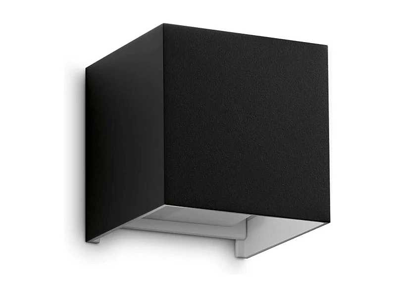 Ideal Lux ATOM Lampada da Parete da Esterno Up Down LED Integrata a 2 Luci Nero 1050Lm 3000K IP54