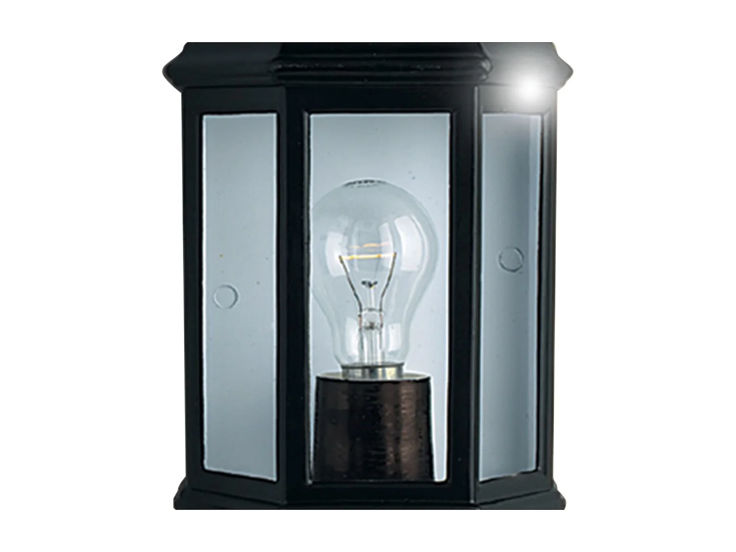 Searchlight Outdoor - Lanterna da esterno a filo 1 Luce Nera IP44, E27