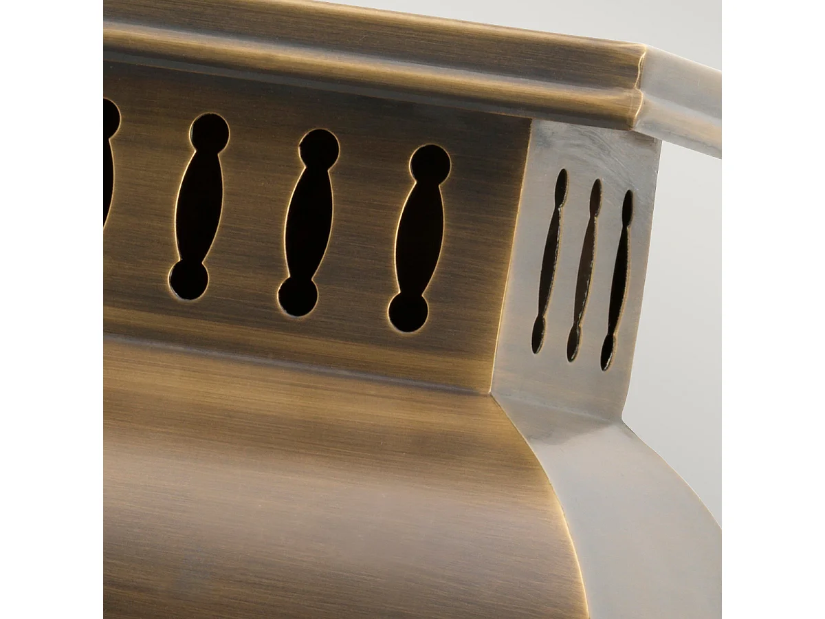 Elstead Westminster - 1 Licht Außenwandlaterne Licht Massiv Messing IP44, E27