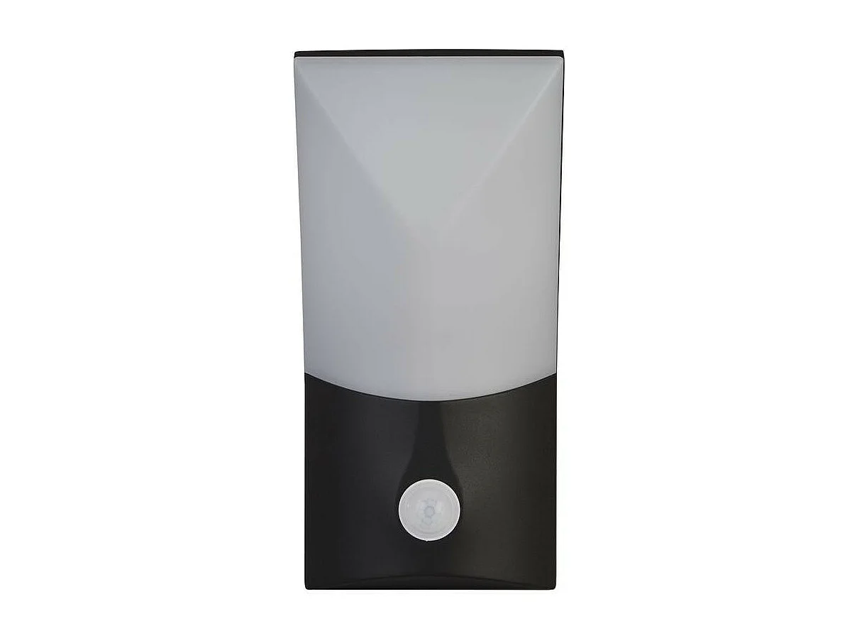 Searchlight CopenhagenUtomhus 1 ljus LED-vägglampa, Pir-sensor, formgjuten, opal skärm IP54 3000K