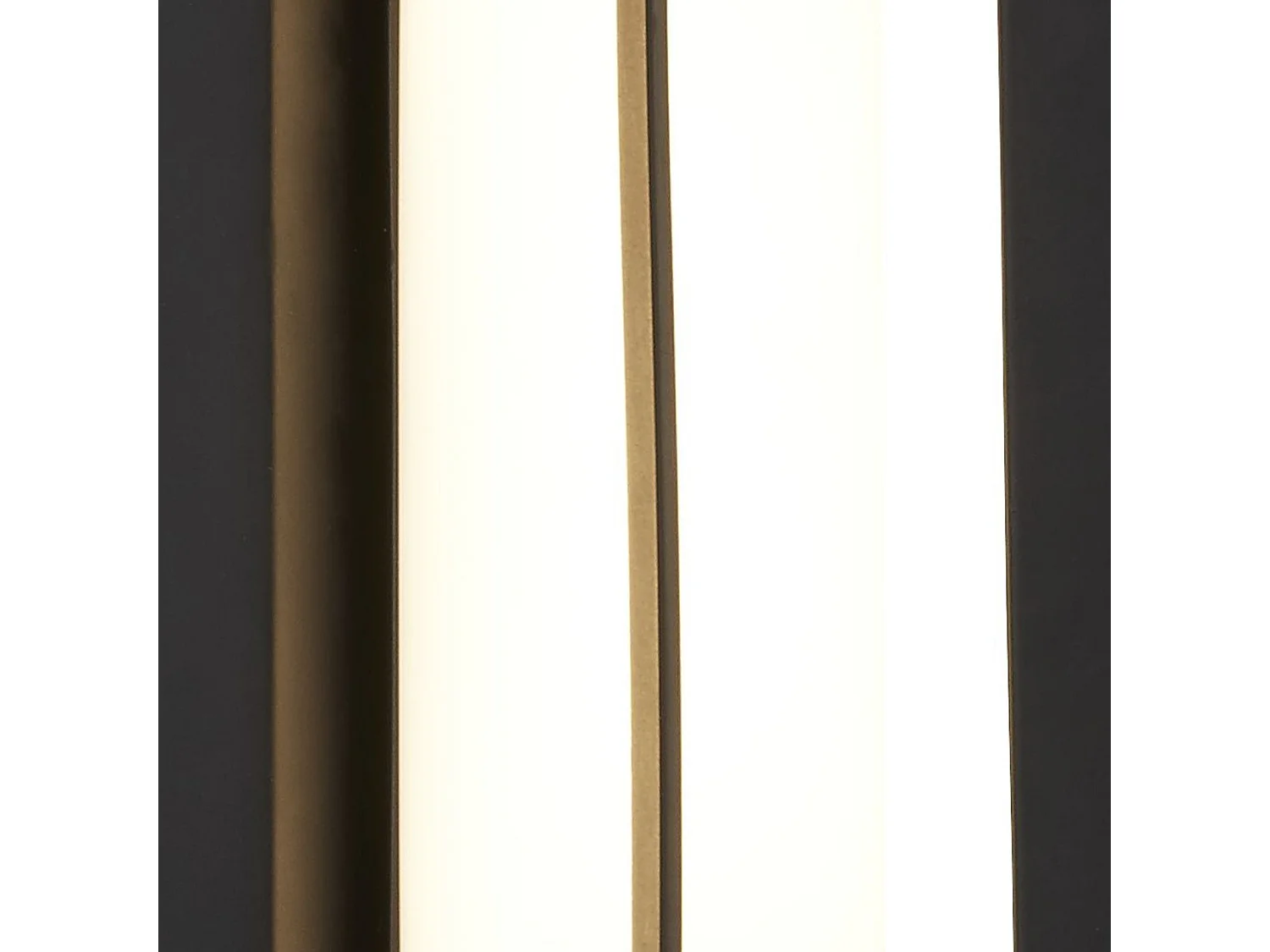 Searchlight Chaplin Applique Led Rettangolare, Nero Opaco - 200mm