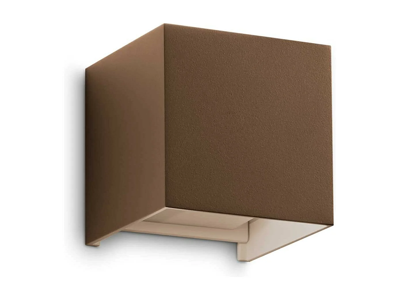 Ideal Lux ATOM Aplique 2 Luces LED Integrado Exterior Up Down Café 1050Lm 3000K IP54