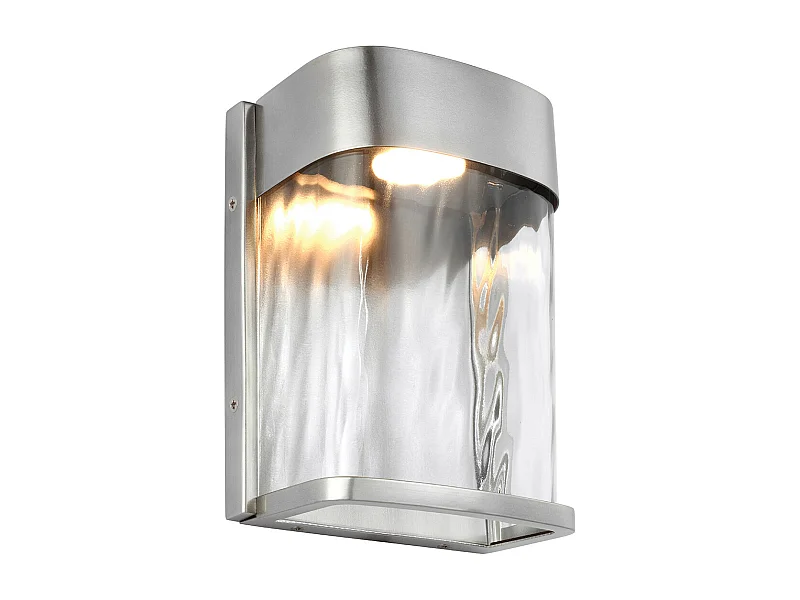 Elstead Bennie Petite Applique Murale Extérieure LED 1 Lumière Acier Brossé Peint IP44