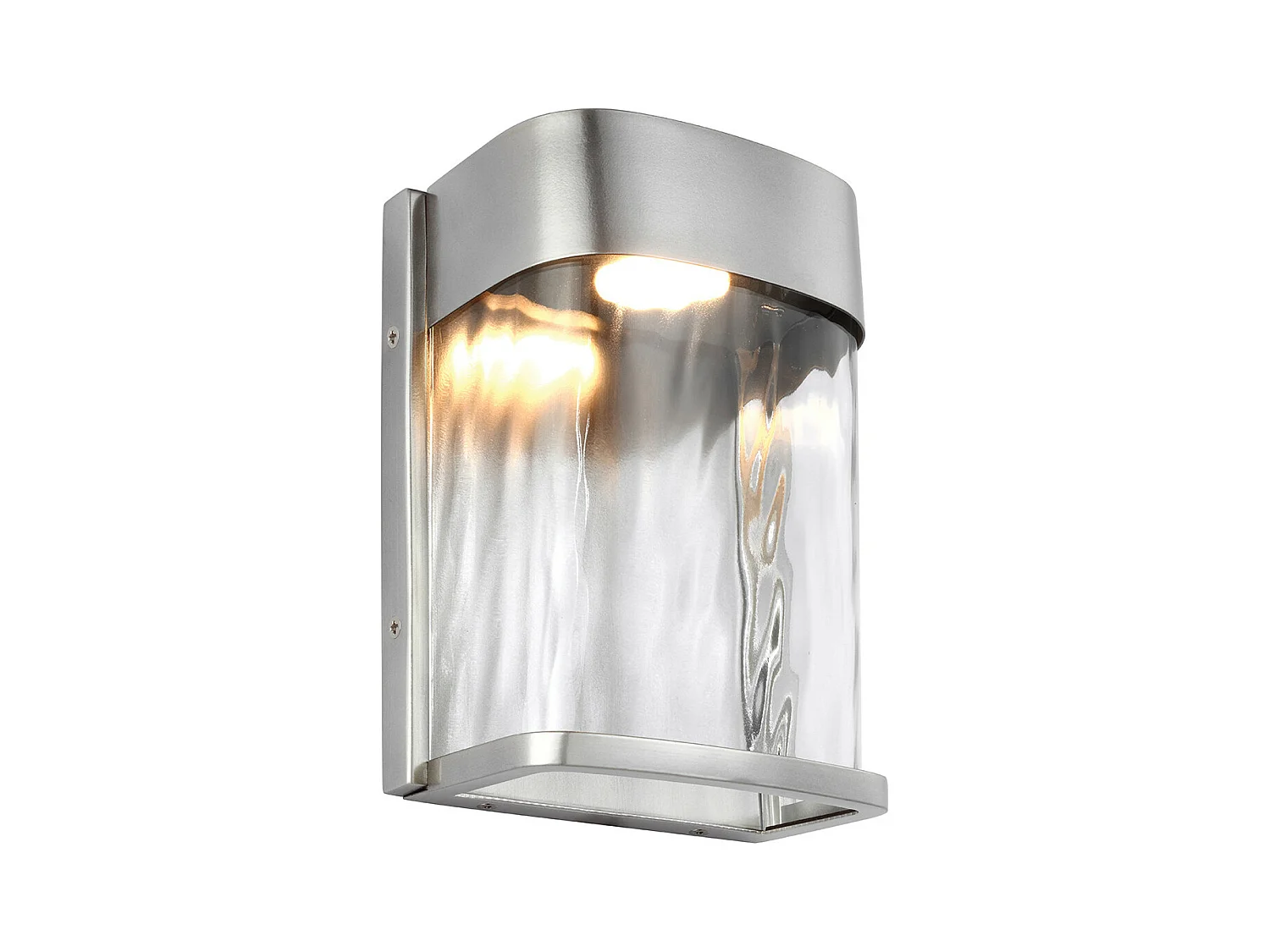 Elstead Bennie Petite Applique Murale Extérieure LED 1 Lumière Acier Brossé Peint IP44