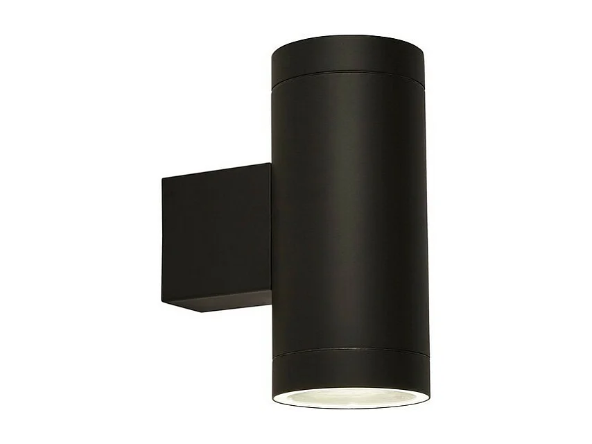 Searchlight 2Lt Light Outdoor Up Down Light con sensore dal tramonto all'alba, nero