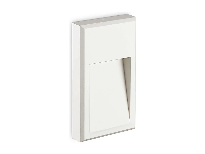 Ideal Lux FEBE Integrierte LED-Wandleuchte für den Außenbereich, weiß, 520 lm, 4000 K, IP65