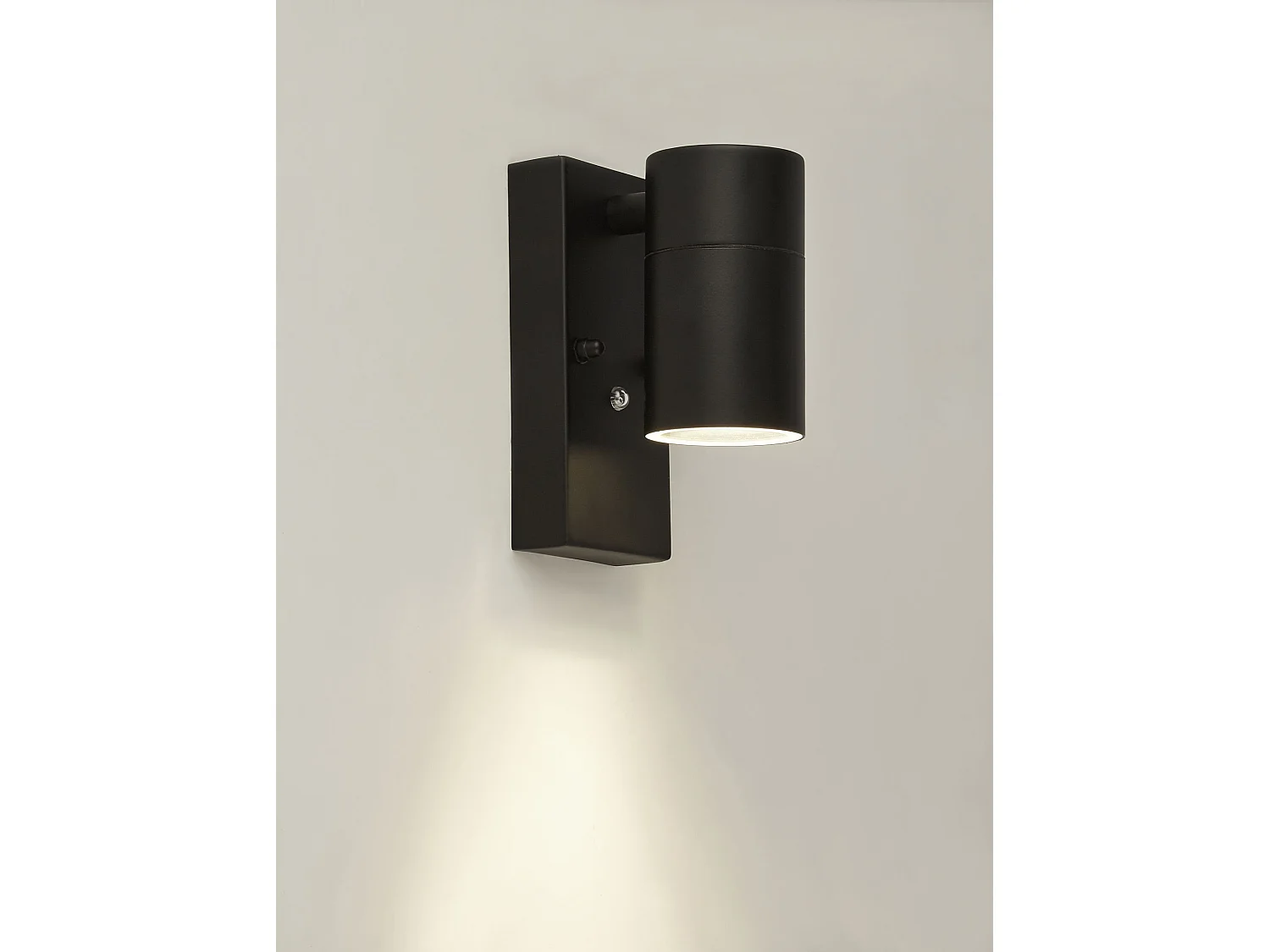 Searchlight Faro da esterno 1Lt Light con sensore dal tramonto all'alba, nero