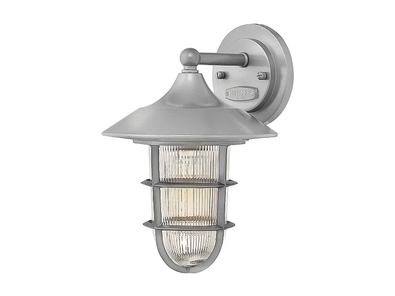 Elstead Marina - Lanterna da Parete 1 Luce Piccola da Esterno Argento IP44, E27