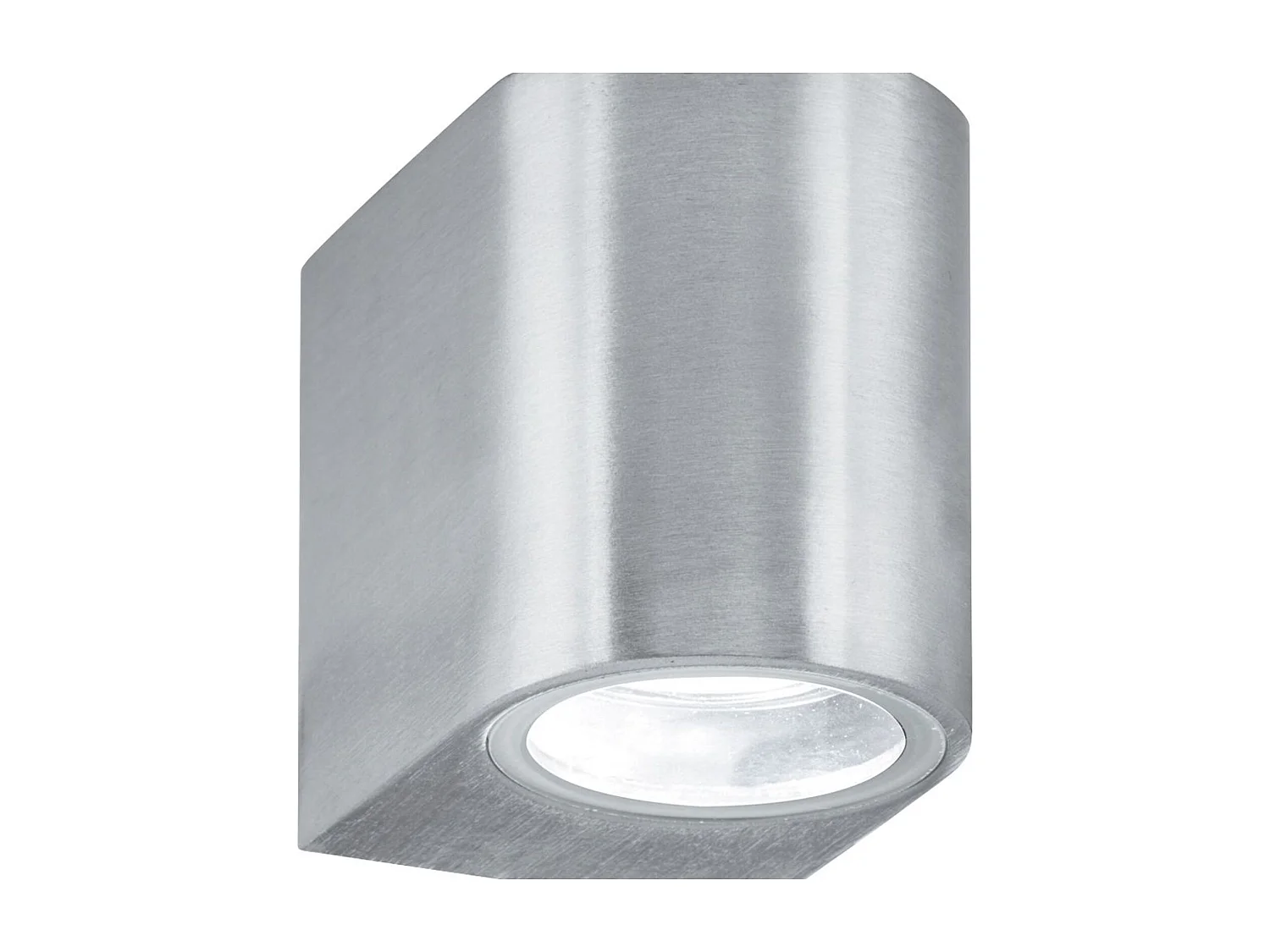 Searchlight Outdoor Applique murale extérieure à 1 ampoule argent satiné IP44, GU10