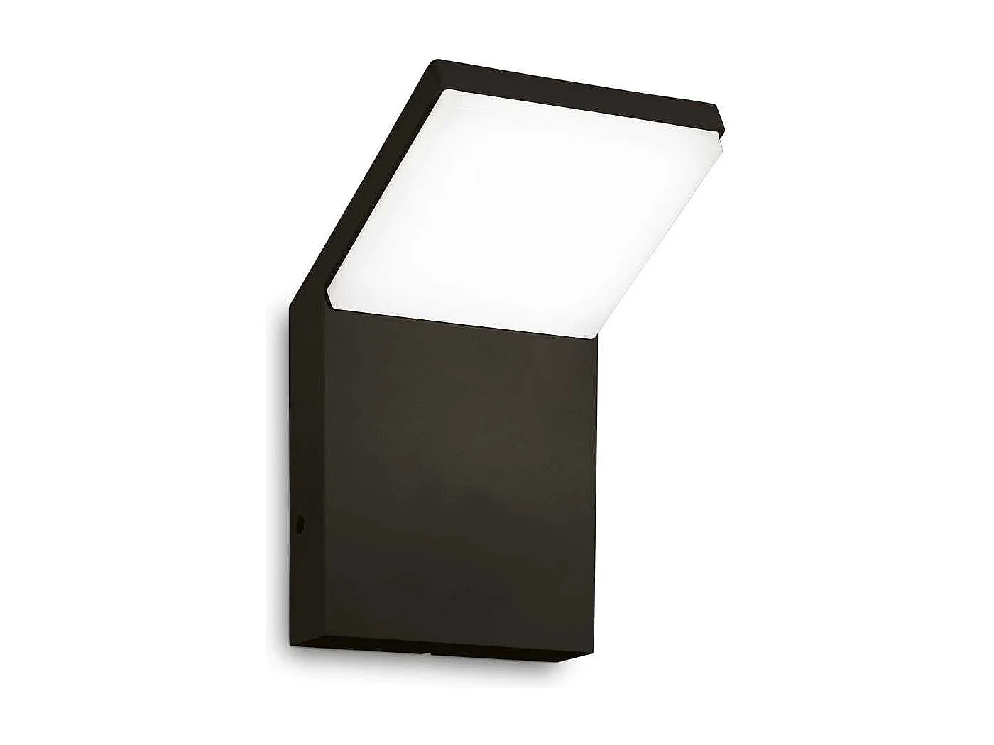 Ideal Lux STYLE Integrierte moderne LED-Wandleuchte für den Außenbereich, Schwarz, 1100 lm, 4000 K, IP54