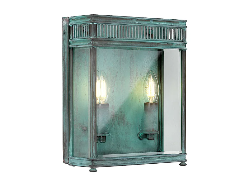Elstead Holborn Utomhusvägglykta Verdigris, IP44