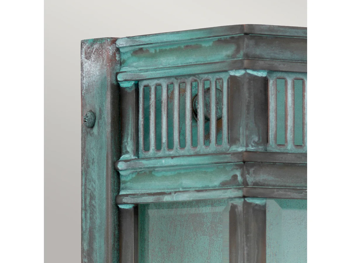 Elstead Holborn Utomhusvägglykta Verdigris, IP44