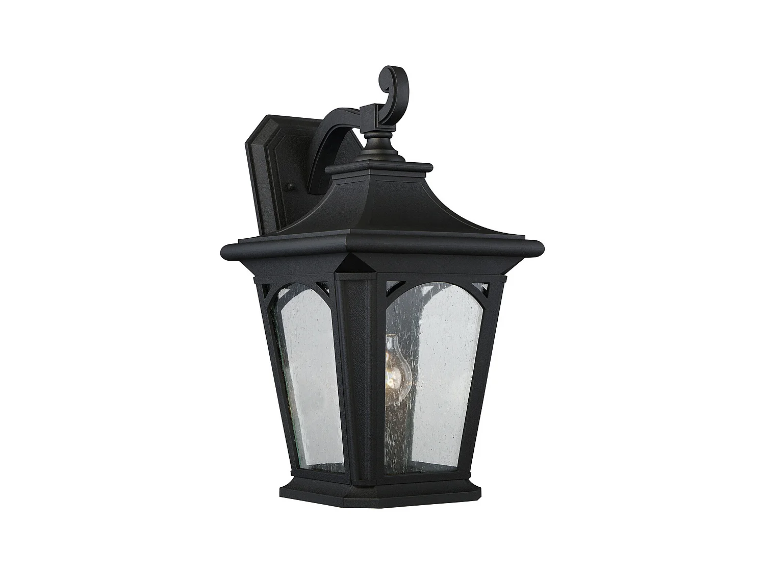 Elstead Bedford - Lanterna da parete grande 1 luce - Finitura Mystic Black, E27