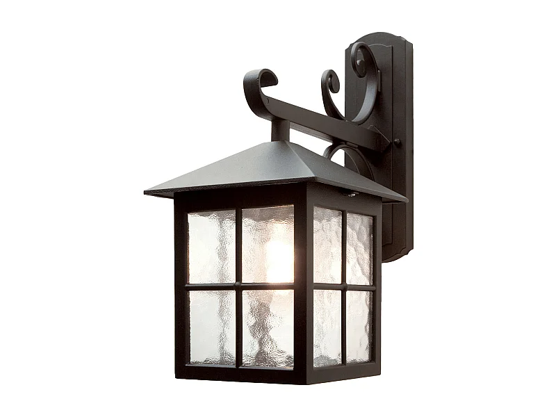 Elstead Winchester 1 Ljus Utomhusvägglykta Ljus Svart IP43, E27