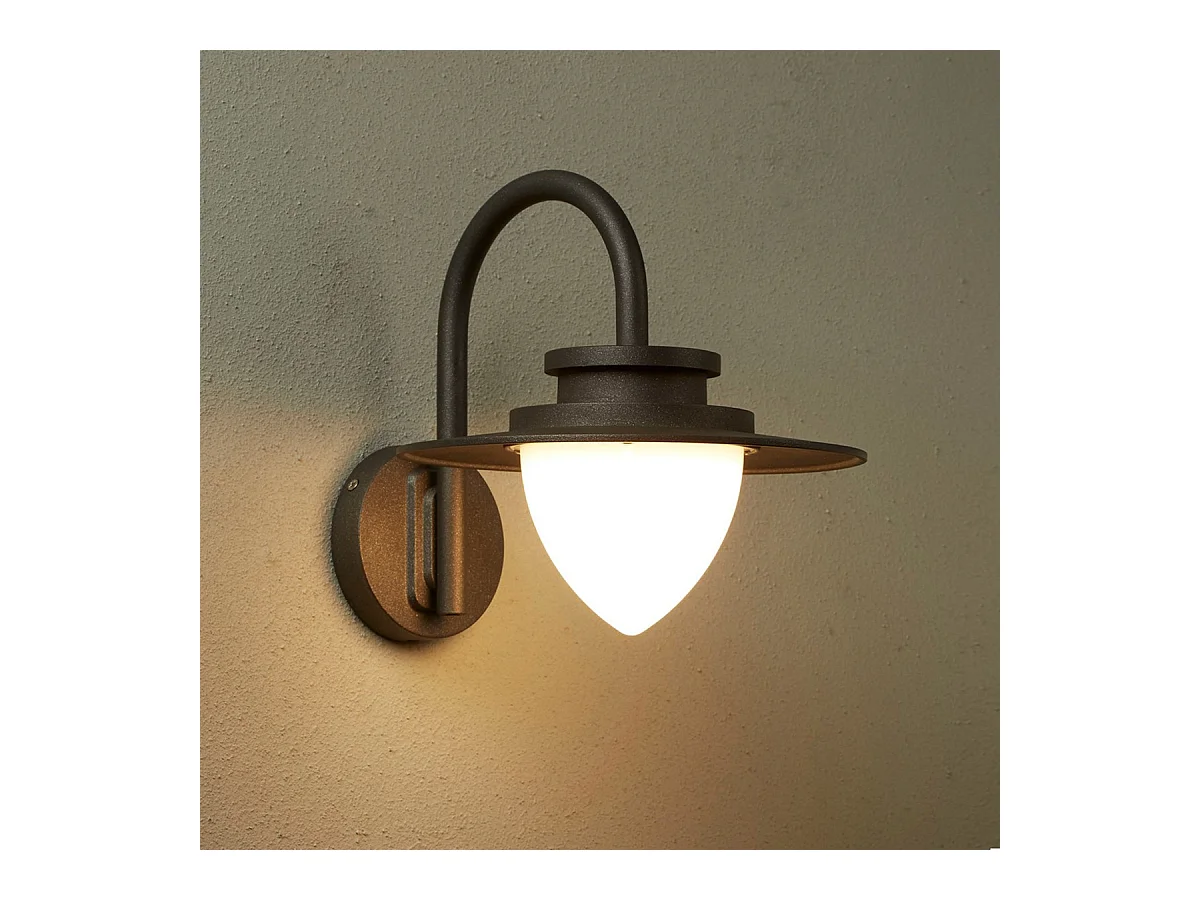 Searchlight Texas Lampada da parete 8W 3000k, Grafite
