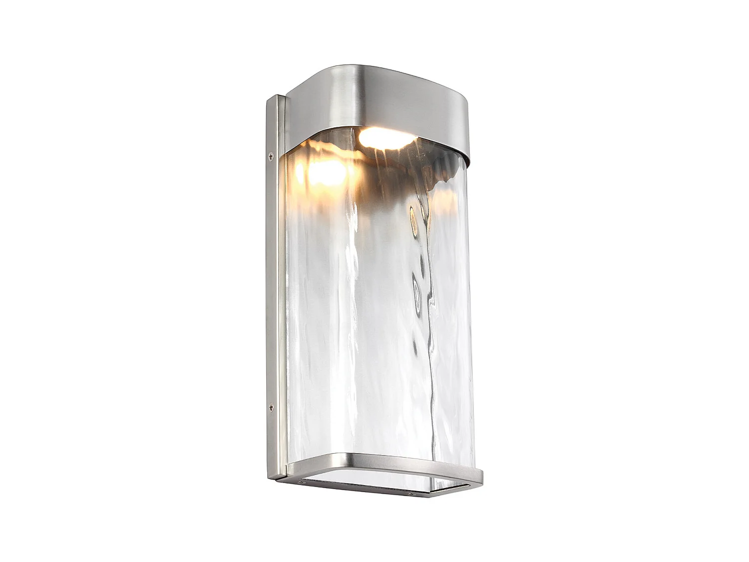 Elstead Bennie - LED 1 licht Outdoor Große Wandleuchte Gebürsteter Stahl IP44