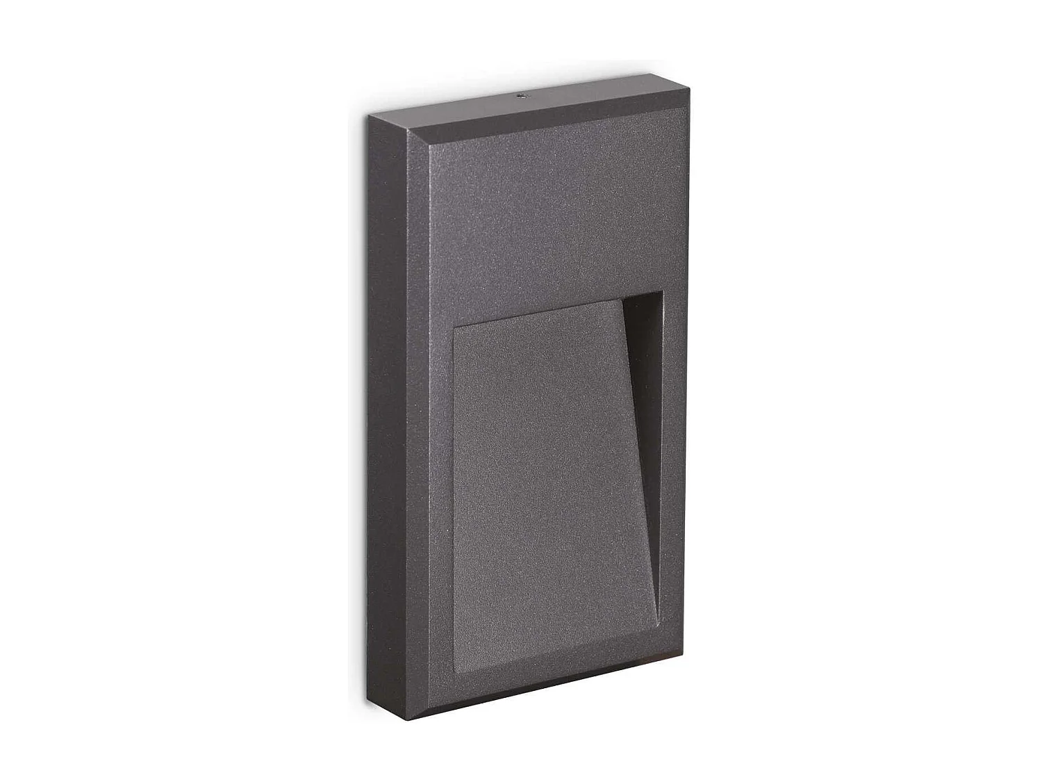 Ideal Lux FEBE Integrierte LED-Wandleuchte für den Außenbereich, Anthrazitgrau, 520 lm, 4000 K, IP65