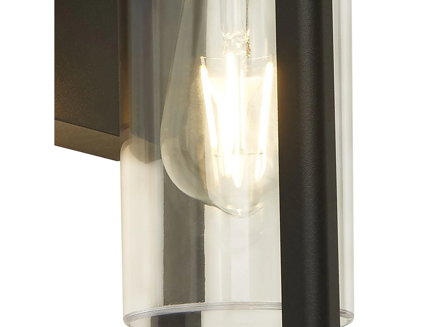 Searchlight Utomhusvgg Lght, Svart Med Klar Diffusor