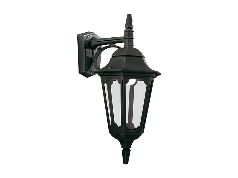 Elstead Parish - Lanterna da parete per esterni 1 luce con luce nera IP44, attacco E27