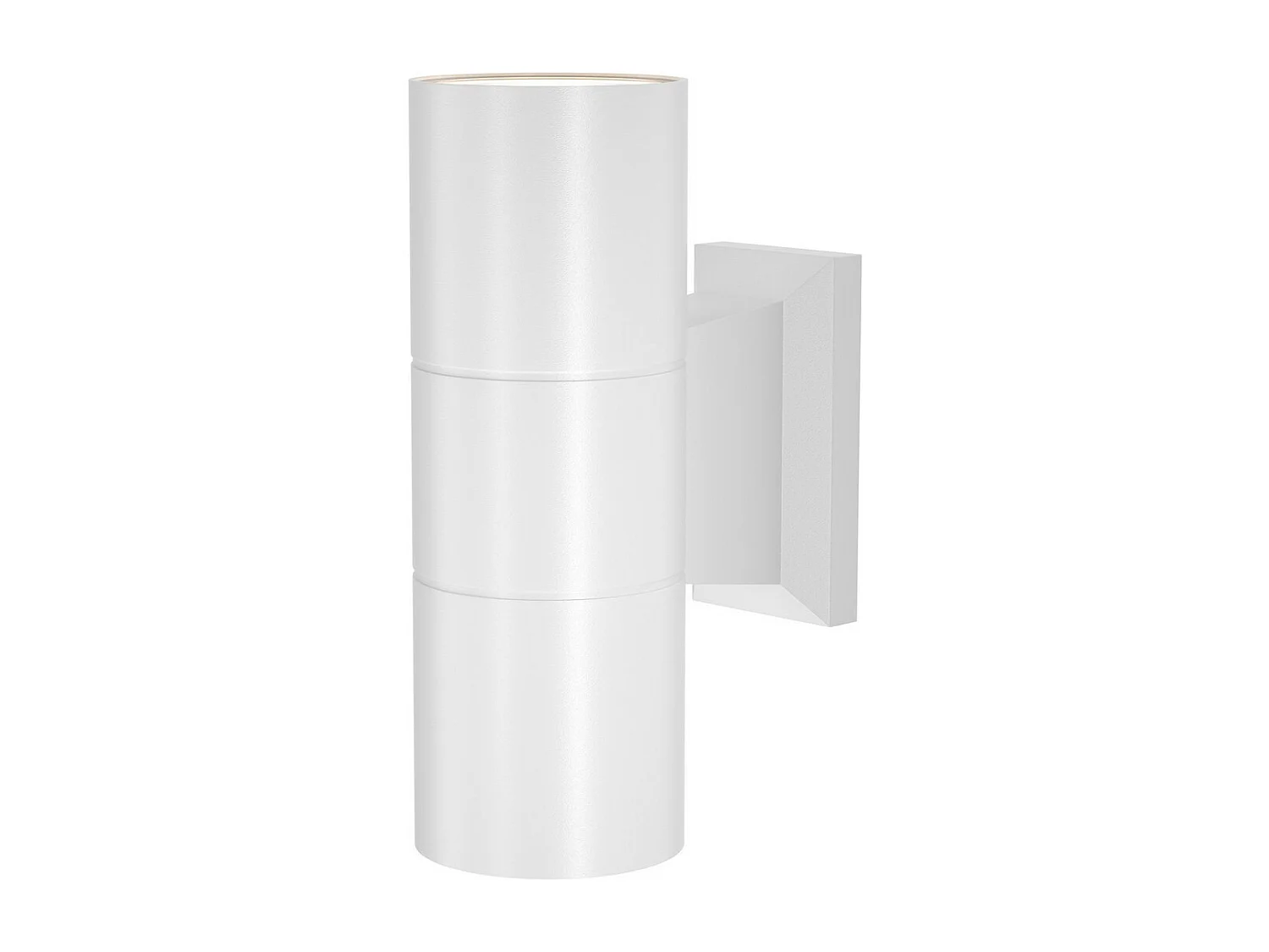 Maytoni Bowery 2 Licht Outdoor oben unten Wandleuchte Weiß GU10 IP54