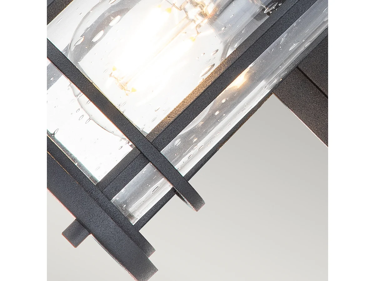 Elstead Feiss Lighthouse Utomhusvägglykta texturerad svart, IP44