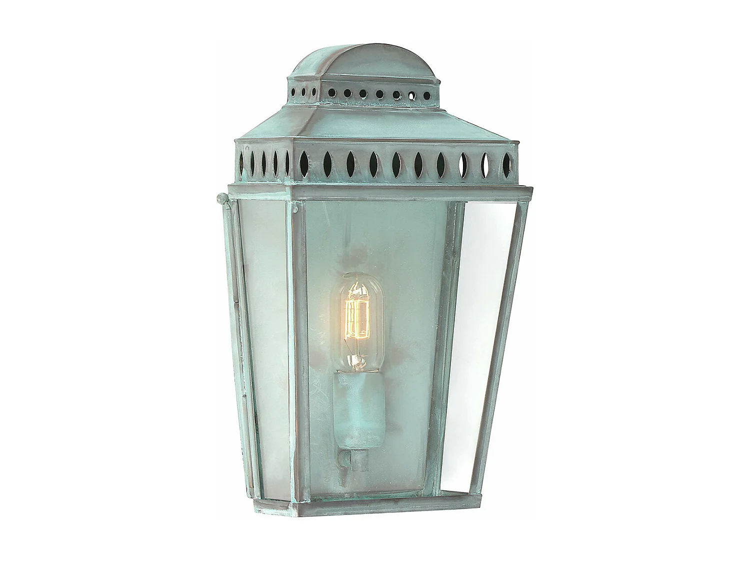 Elstead Mansion House 1 Ljus Utomhusvägglykta Verdigris IP44, E27