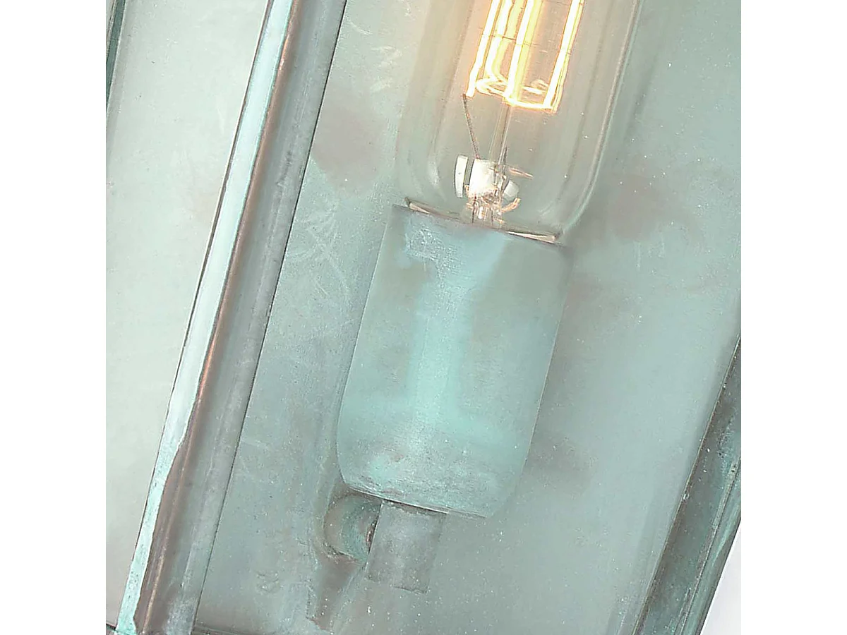 Elstead Mansion House 1 Ljus Utomhusvägglykta Verdigris IP44, E27