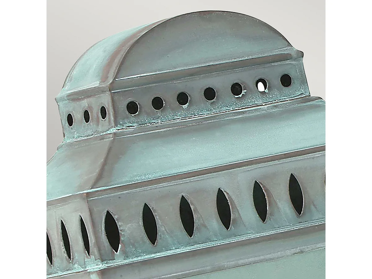 Elstead Mansion House - Lanterna da parete 1 luce per esterno Light Verdigris IP44, E27