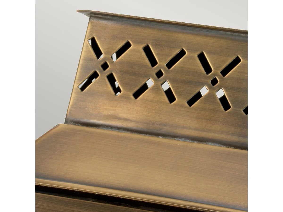 Elstead Lambeth Palace - 1 Licht Außenwandlaterne Licht Messing IP44, E27