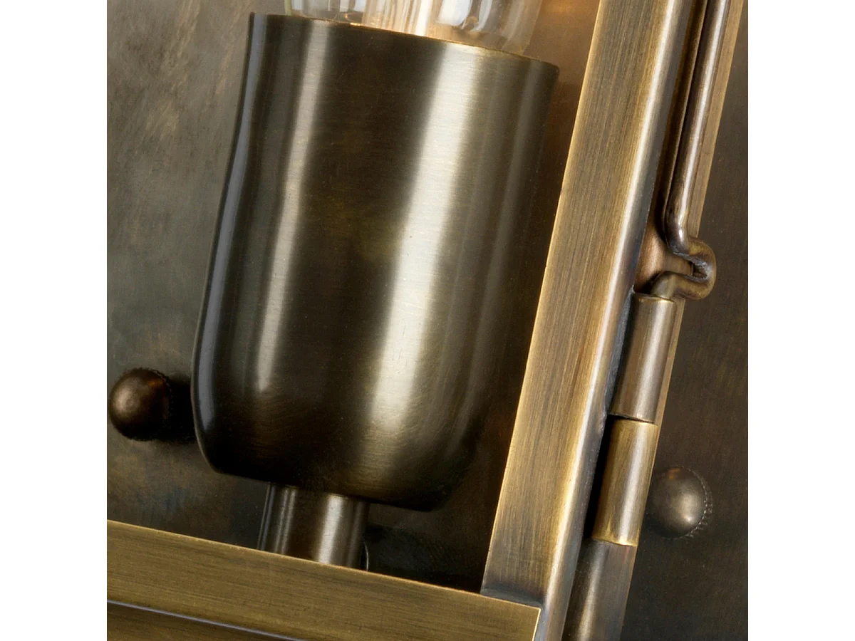 Elstead Lambeth Palace - 1 Licht Außenwandlaterne Licht Messing IP44, E27