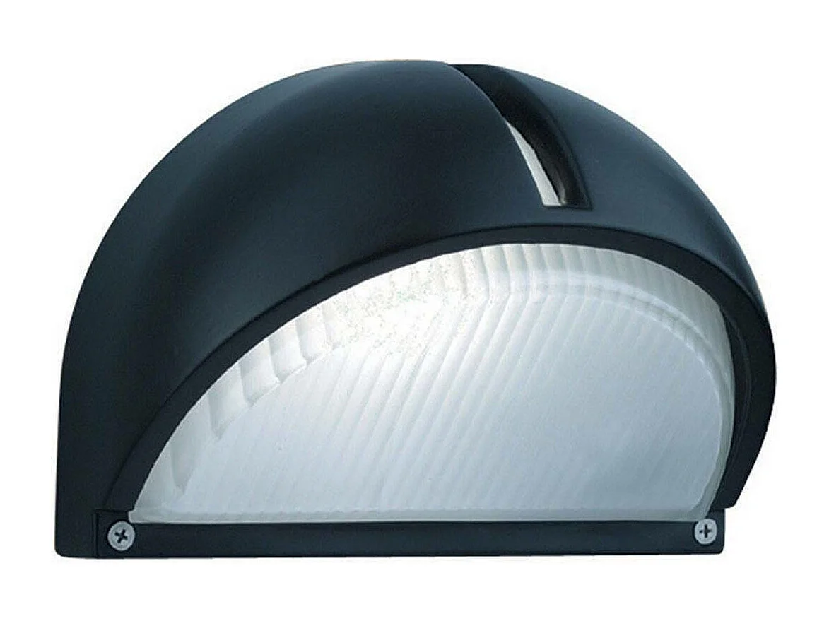 Searchlight Outdoor Applique murale en aluminium pour jardin extérieur à 1 ampoule noire IP44, E27