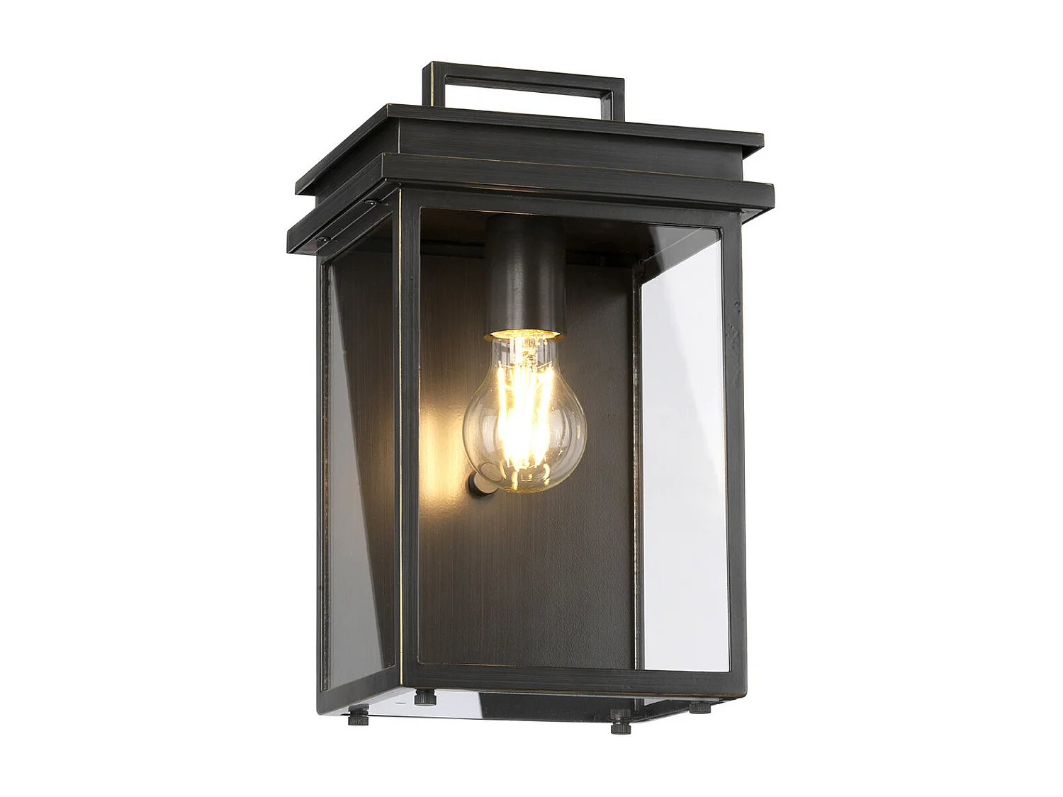 Elstead Glenview Outdoor 1 Lichtwandlaterne, Antikbronze, IP44, E27