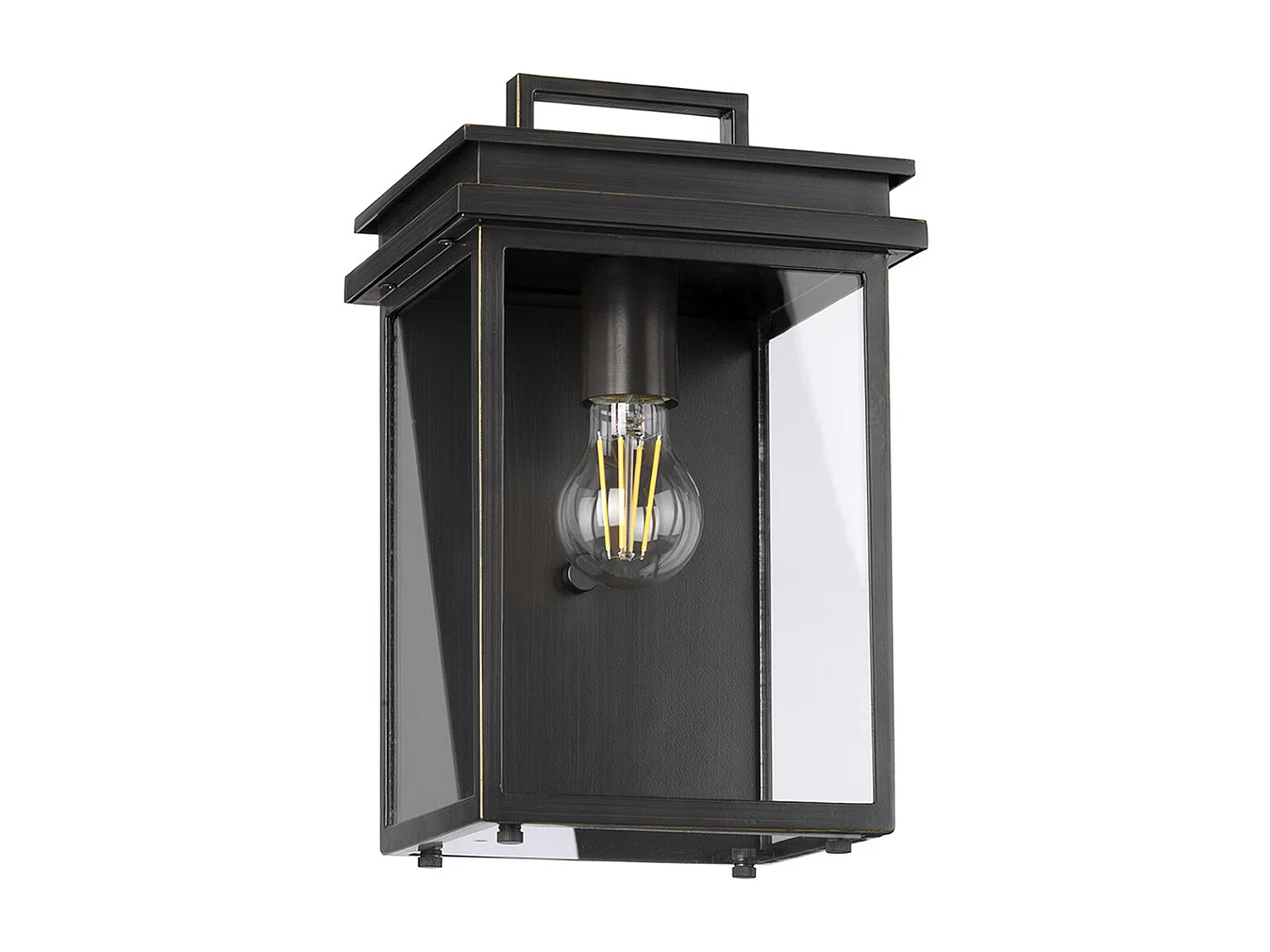 Elstead Glenview Outdoor 1 Lichtwandlaterne, Antikbronze, IP44, E27