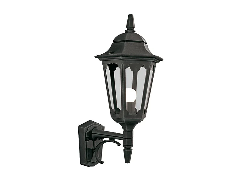 Elstead Parish - 1 Licht Außenwandlaterne Licht Schwarz IP44, E27