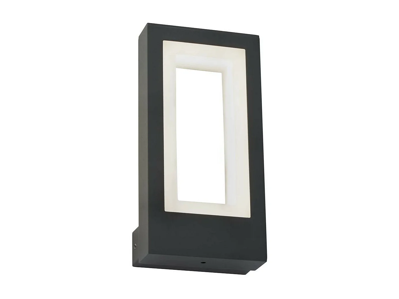 Searchlight BerlinUtomhus LED Vägg/Veranda Ljus Mörkgrå, Frostad Diffusor IP44 4000K