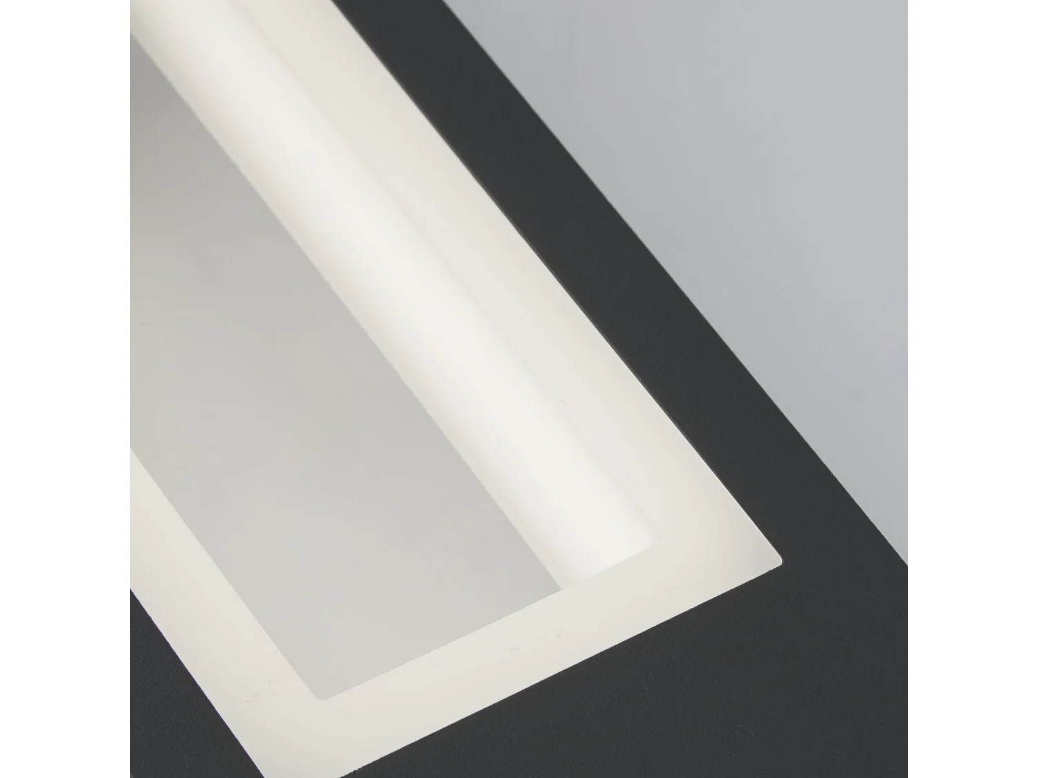 Searchlight Berlin Luce LED da esterno da parete/portico grigio scuro, diffusore satinato IP44 4000K