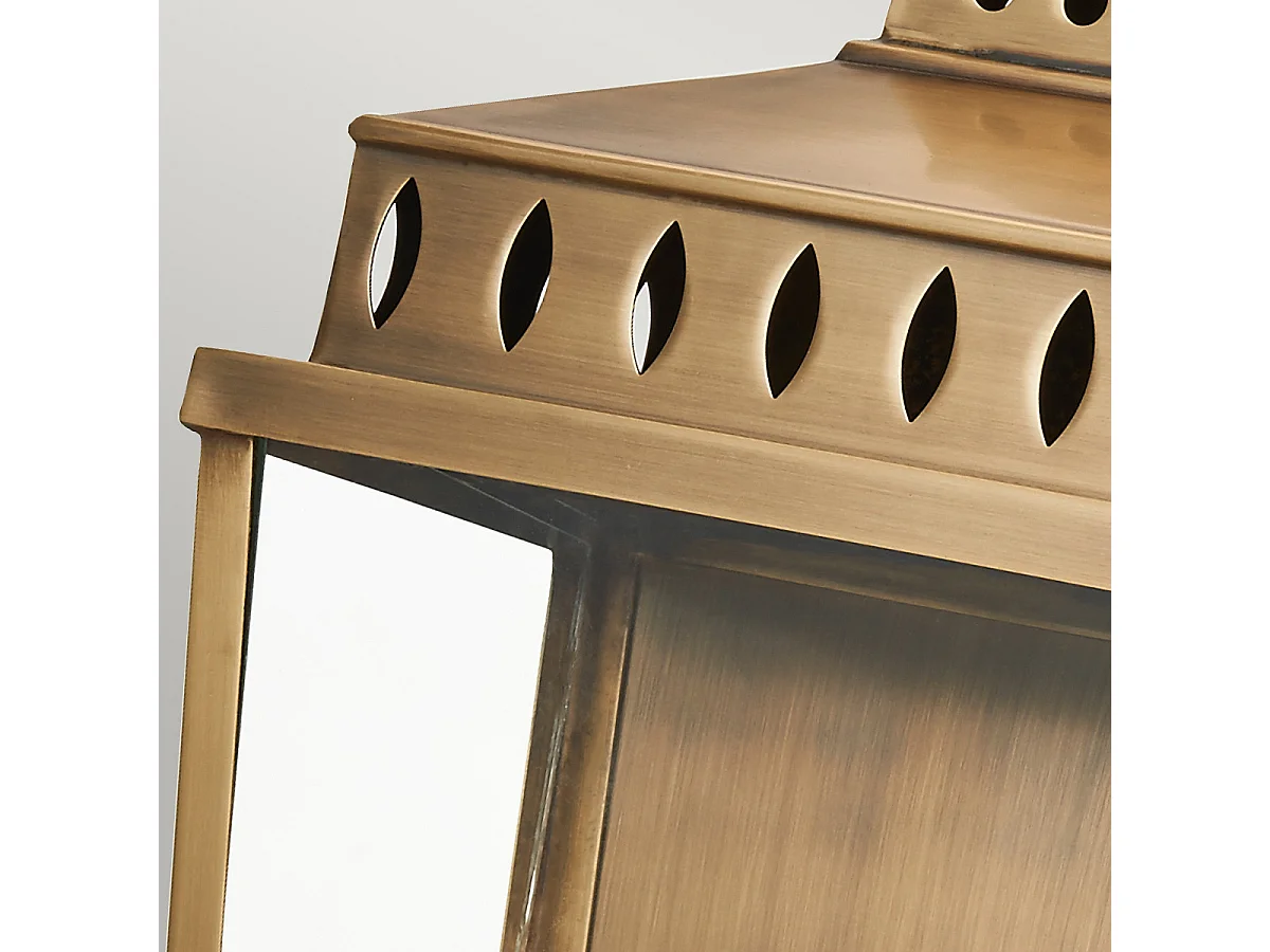 Elstead Mansion House - 2 leichte große Außenwandlaterne Messing IP44, E27