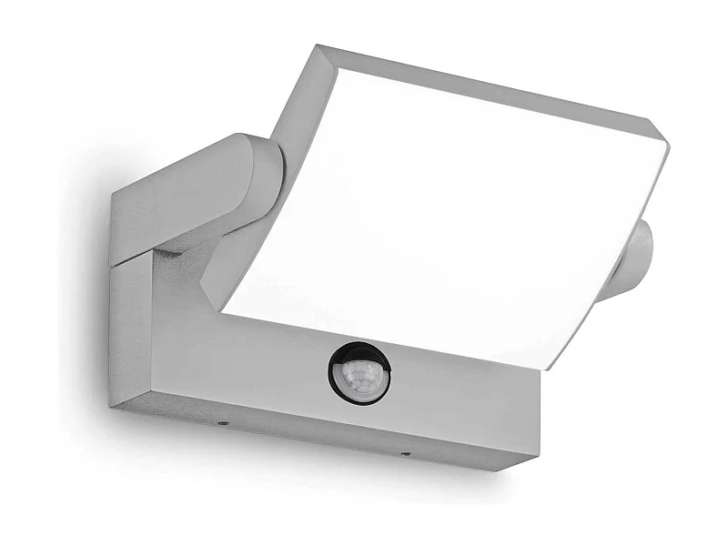 Ideal Lux SWIPE Aplique LED Integrado PIR Exterior Abajo Gris 2000Lm 3000K IP54