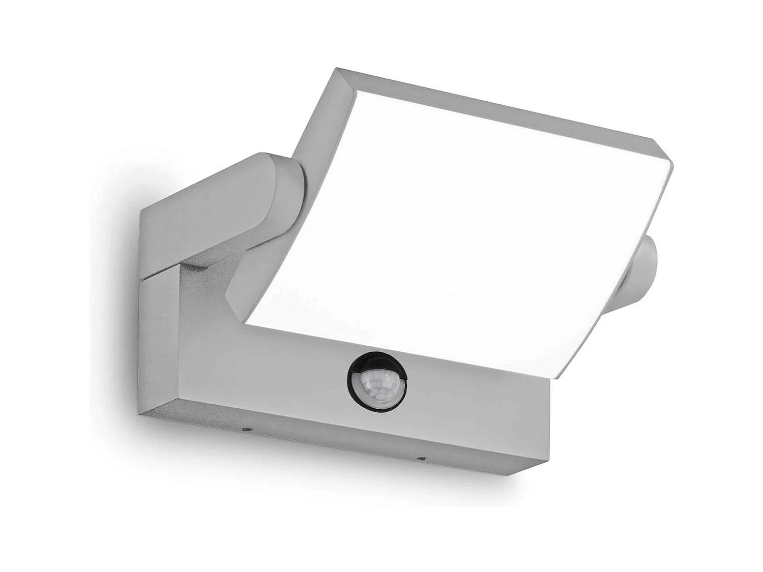 Ideal Lux SWIPE Applique Murale Extérieure LED Intégrée PIR Gris 2000Lm 3000K IP54
