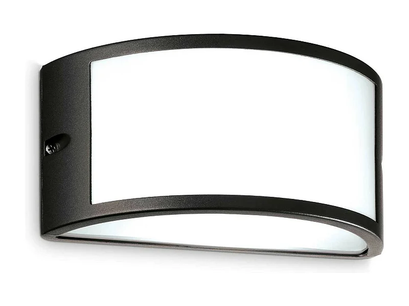 Ideal Lux REX-1 Lampada da parete a incasso da esterno Nera IP44