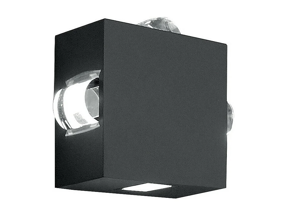 Elstead Agner - LED 4 licht Außenwandleuchte Graphit IP54