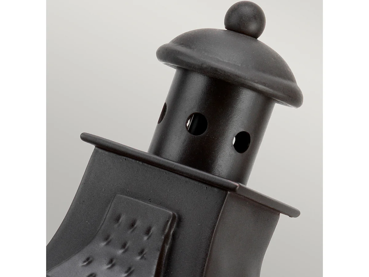 Elstead Stow - Lanterna da parete per esterno 1 luce Light Bronzo Antico IP44, E14