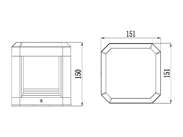 Maytoni Royal Mile Luz de paisaje de pedestal gris LED integrada Royal Mile para exteriores IP65
