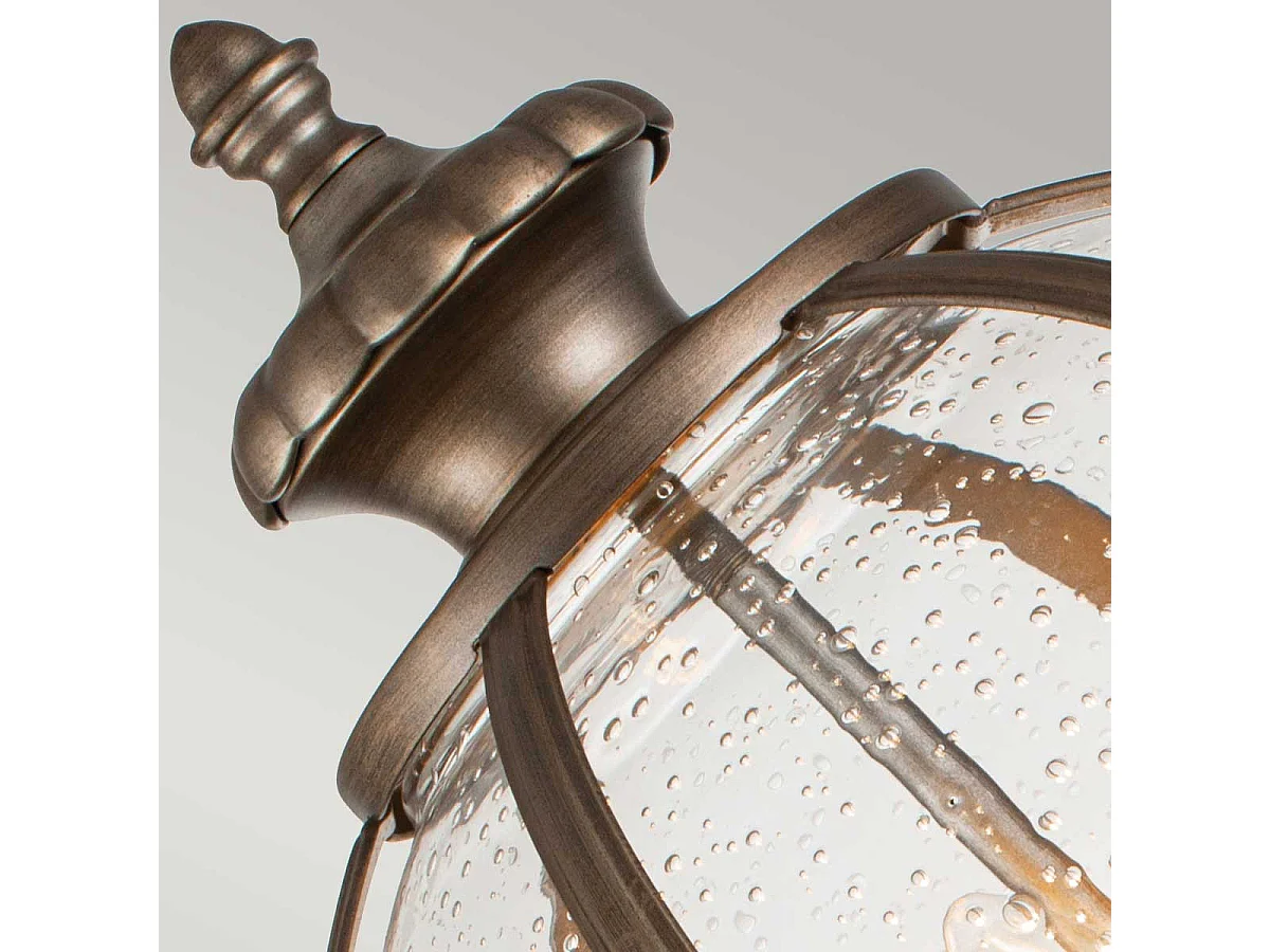 Elstead Kichler Halleron Utomhussockel ljusbrunerad brons, IP44